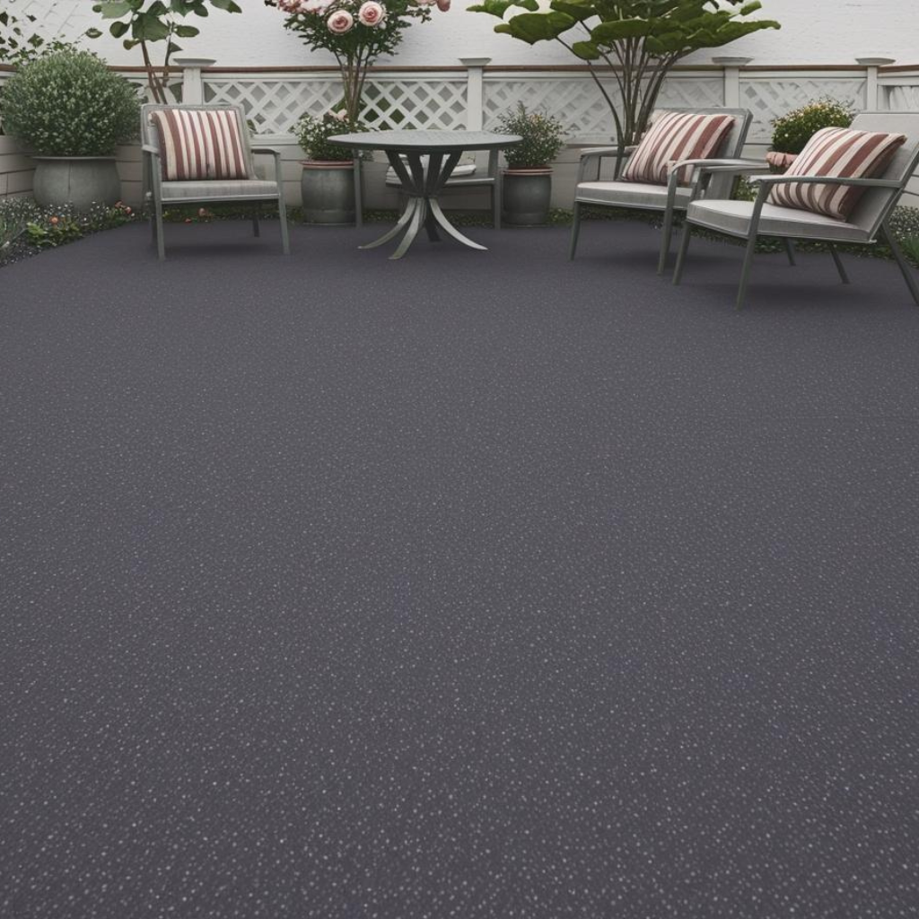 Black Resin Patio in Bagillt