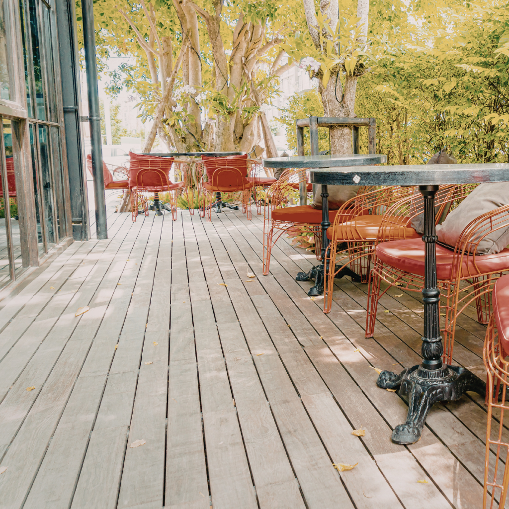 New Decked Patios in Bagillt