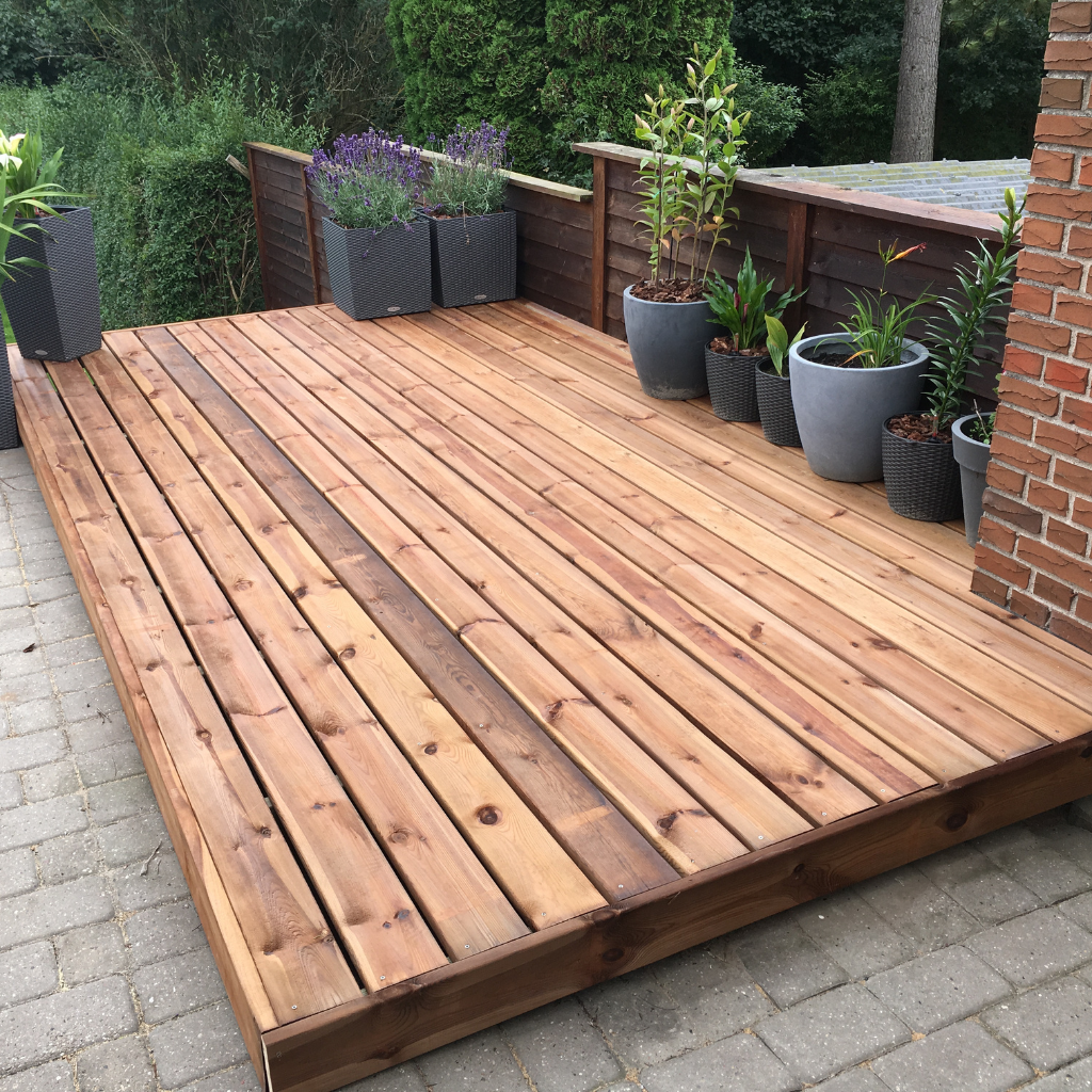 Patio Decking in Bagillt