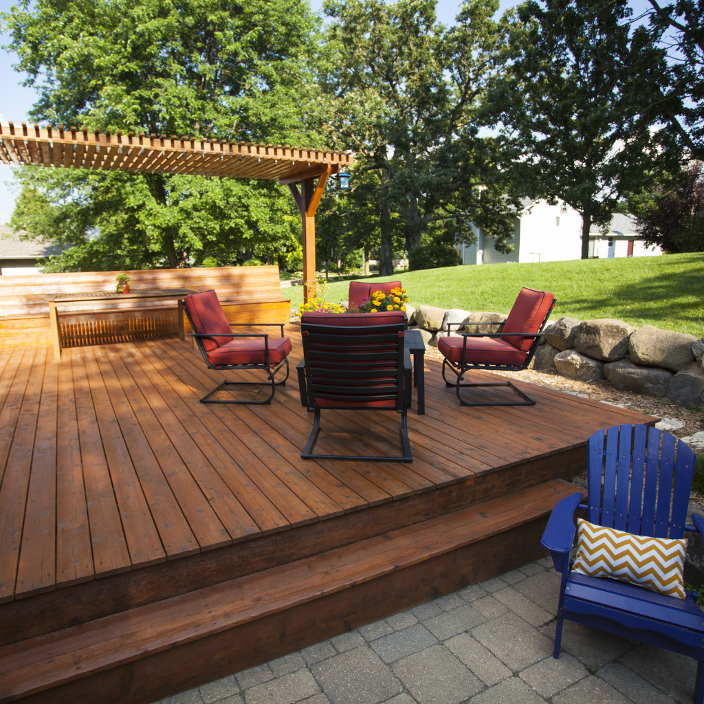 Wooden Patio in Bagillt